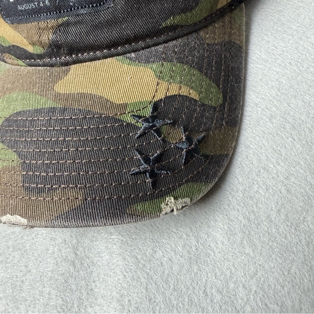2023 Big Machine Music City Nashville Grand Prix Camo Frayed Trucker Hat - Picture 3 of 9
